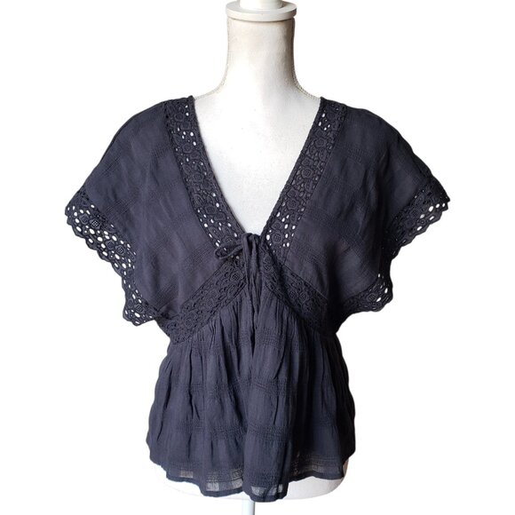 American Eagle Outfitters Women’s Blue Top Size M - Picture 3 of 8